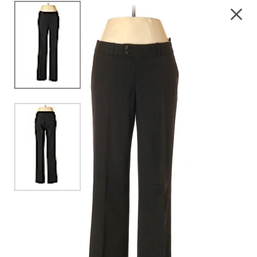 Black dress trousers
